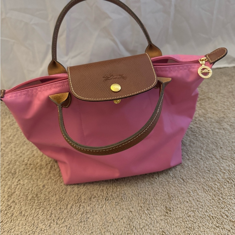 Pink Longchamp Mini Tote